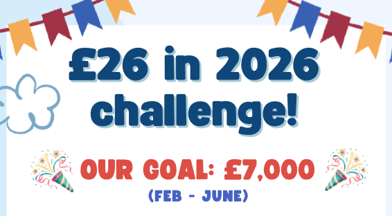 Raise £26 in 2026 - EYFS (Reception Classes)
