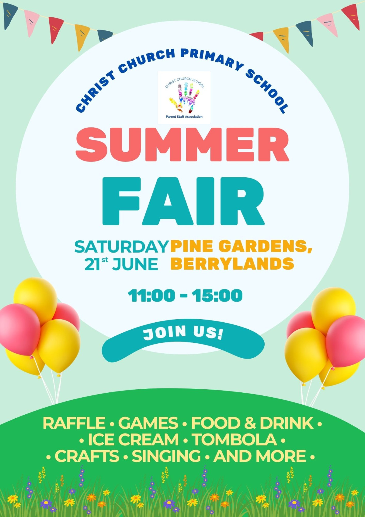 SAVE THE DATE! Summer Fair - Saturday 21st June 2025